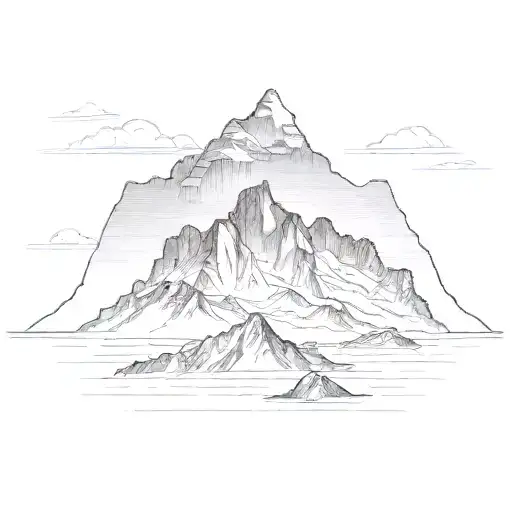 Kilimanjaro mountain tattoo design idea