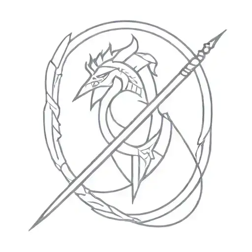 glory or valhalla tattoo design idea