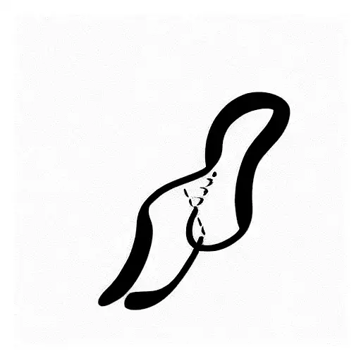 5 rivers and Arabic number 5 tattoo design idea