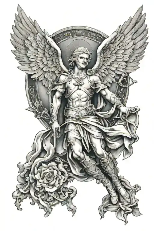 st uriel archangel tattoo design idea
