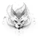 dawn tattoo design idea