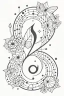 geometric semicolon tattoo tattoo design idea
