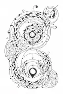 geometric semicolon tattoo tattoo design idea