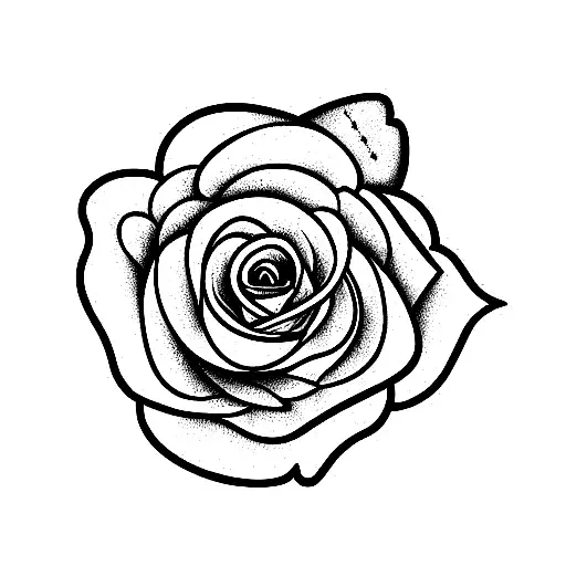 echo of a rose tattoo design idea