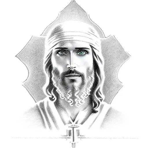 Jesus is my Sheppard  tattoo design idea