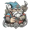 grumpy 7 dwarf tattoo design idea