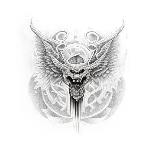 health and mana bar tattoo design idea