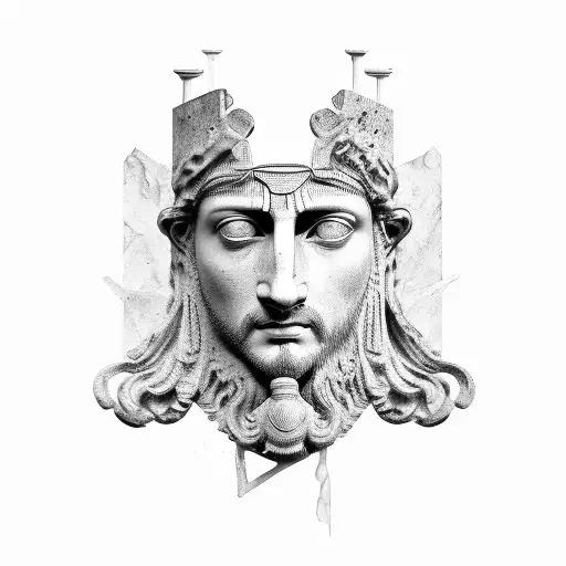 ancient Roman  tattoo design idea