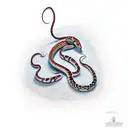 corn snake tattoo design idea
