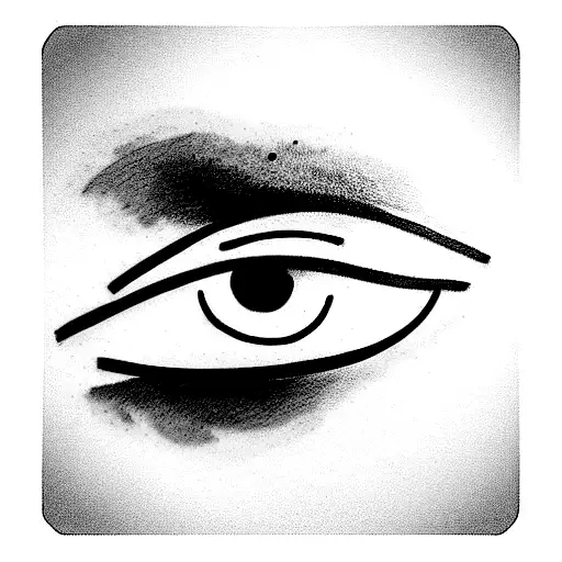 Evil Eye tattoo design idea