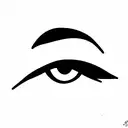 Evil Eye tattoo design idea