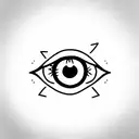 Evil Eye tattoo design idea