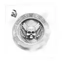 chichen itza tattoo design idea