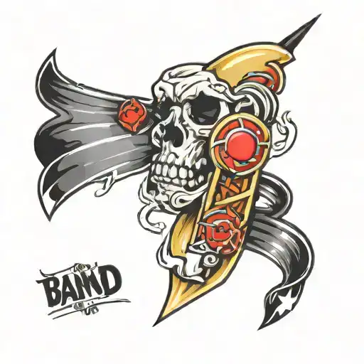 band aid tattoo design idea