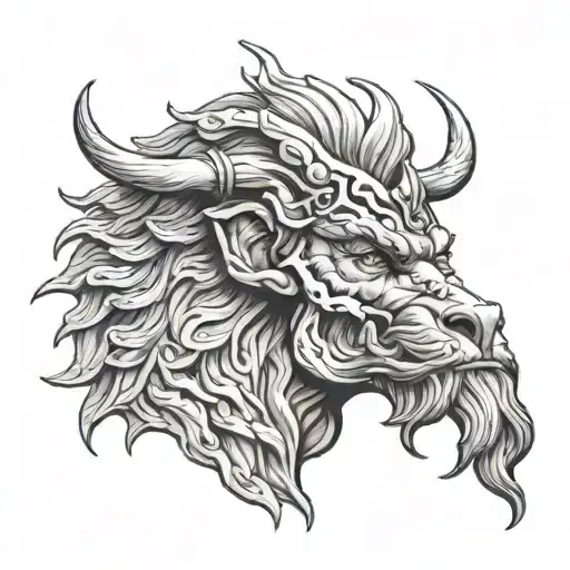 zeus ray tattoo design idea