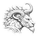 zeus ray tattoo design idea