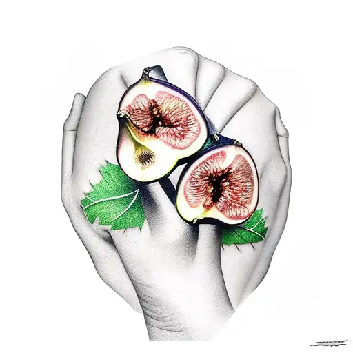 fig brances around wrist  tattoo design idea