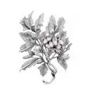 fig branches  tattoo design idea