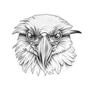 raven and tree tattoo design idea