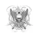 icarus tattoo design idea
