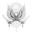 icarus tattoo design idea