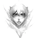 mikasa tattoo design idea