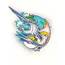 San giorgio kills the dragon tattoo design idea