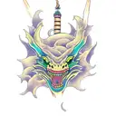 San giorgio kills the dragon tattoo design idea