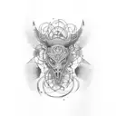 tricep tattoo design idea