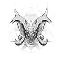 tricep tattoo design idea