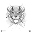 tricep tattoo design idea