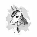 horse my little pony  tattoo design idea
