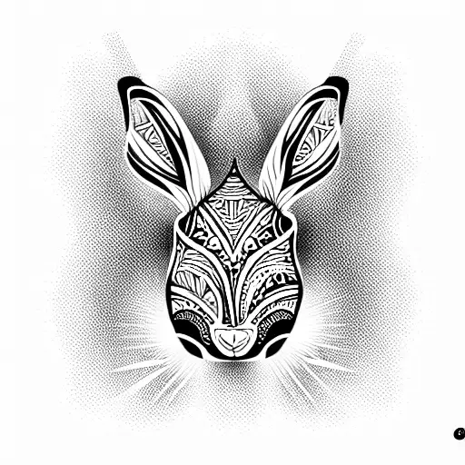 bunny  tattoo design idea