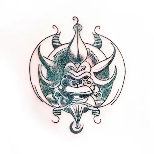 gomu gomu no mi tattoo design idea