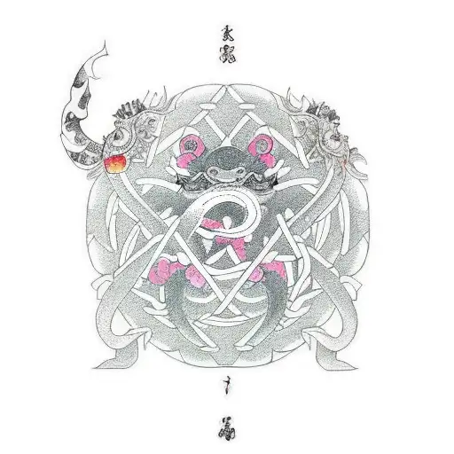 Cancer zodiac tattoo design idea