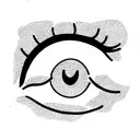 oshi no ko star in eye sketch  tattoo design idea