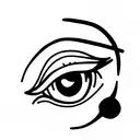 oshi no ko star in eye sketch  tattoo design idea