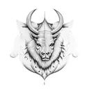 Air Force Prime Beef tattoo design idea