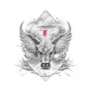 Air Force Prime Beef tattoo design idea