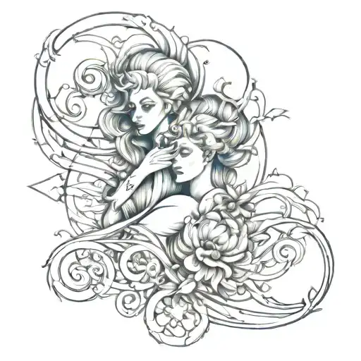 Gemini  Tattoo sleeve tattoo design idea