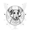 wirehaired dachshund tattoo design idea