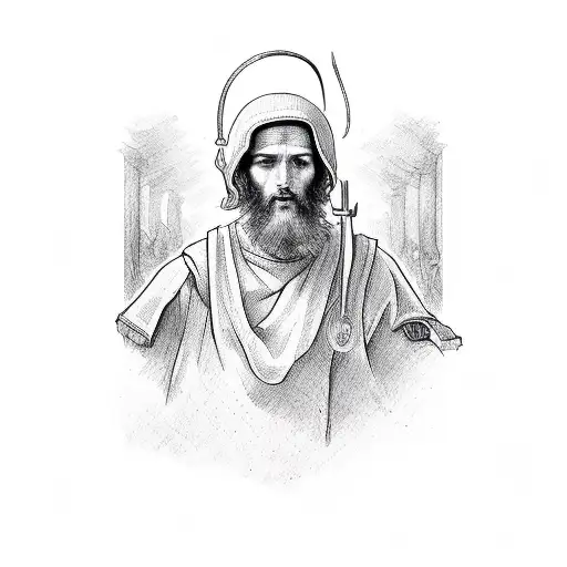 joshua 1:9 bible verse tattoo design idea