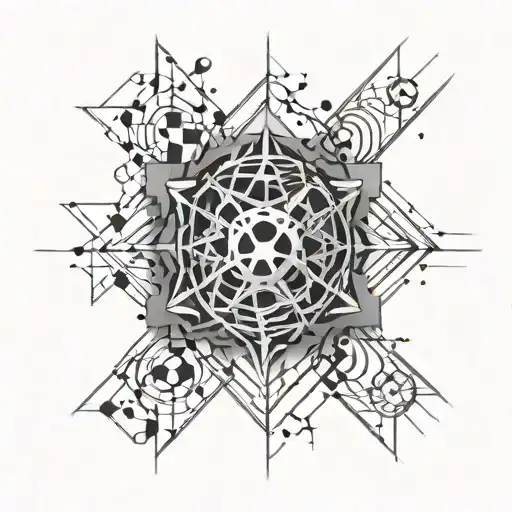 adrenaline molecule tattoo design idea