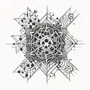 adrenaline molecule tattoo design idea