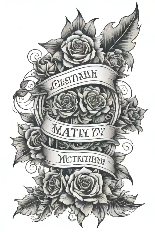 inspirational motivation quote tattoo design idea