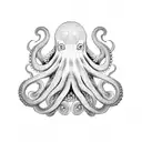 Japanese Octopus tattoo design idea