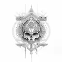 E with 999 tattoo design idea