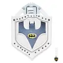 A new-school design featuring Batman's utility belt filled with police officer tools like a flashlight and handcuffs tattoo design idea