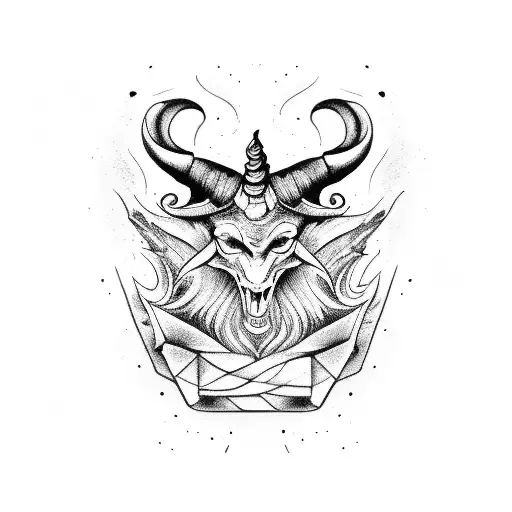 Baphomet tattoo design idea
