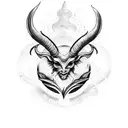 Baphomet tattoo design idea